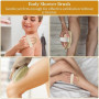 2 Pièces Brosse à sec pour le corps, Brosse exfoliante physique, Brosse masseuse pour le drainage lymphatique, brosse de bain à