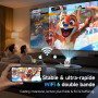 Vidéoprojecteur avec WiFi 6 et BT 5.4, Philoent Projecteur Video Apps intégrées & 2026 Upgraded, Retroprojecteur Supporte 4K/108