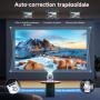 Vidéoprojecteur avec WiFi 6 et BT 5.4, Philoent Projecteur Video Apps intégrées & 2026 Upgraded, Retroprojecteur Supporte 4K/108