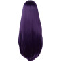 Linfairy Perruque Longue Violette Halloween Cosplay Pour Femme 85 cm
