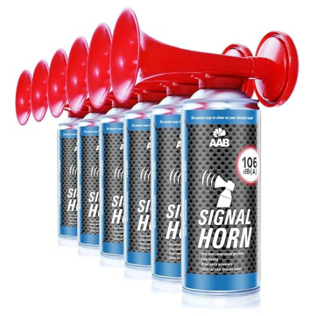 AABCOOLING 6X Signal Horn 106 DB(A) Ininflammable - Jusqu'à 120 Signaux, pour Euro 2024 Football Championnat, pour événements Sp