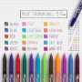 PILOT - Lot de 3 FriXion Ball 07 - Stylo Effaçable à Encre Thermosensible - Stylo Roller Rechargeable - Bleu - Pointe Moyenne
