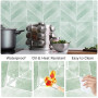 Umelee Stickers Carrelage 28,7×22,9 cm, 3D Autocollants Muraux Adhésif Imperméables, Décoration pour Cuisine, Salle de Bain, Cha