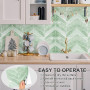 Umelee Stickers Carrelage 28,7×22,9 cm, 3D Autocollants Muraux Adhésif Imperméables, Décoration pour Cuisine, Salle de Bain, Cha