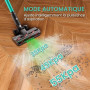 SmartAI V5 Aspirateur Balai sans Fil, 55Kpa/600W/80Mins Aspirateur sans Fil Puissant, Autoportant Aspirateur Balai, Autonomie Ul