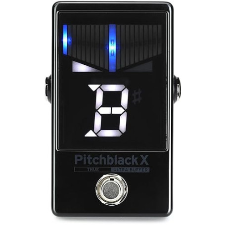 Korg - PB-X Pitchblack X Series - Chromatic Guitar/Bass Pedal Tuner - Black