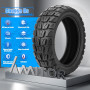 Amitor Pneu 10x2.75-6.5 Tubeless Offroad pour Kukirin G2 Master Trotinette Électrique, Pneu Tubeless 10x2.75-6.5 Tout Terrain, 1
