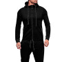 amropi Hommes Jogging Survêtement Sweat-Shirt à Capuche et Pantalon Combinaison de Sport