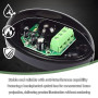 Paire de Photocellules Infrarouges 12 / 24V AC DC pour Portail Automatique et Garage, Capteurs de Sécurité avec Filtre Solaire,