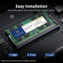 Timetec 16 Go DDR4 2666 MHz (PC4-2666V) PC4-21300 SODIMM – Non-ECC sans Tampon, 260 Broches, 1,2 V, CL19, Module de mémoire pour