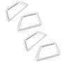 VGOL Lot de 2 Grilles d'aération pour Tableau de Bord de Voiture Compatible avec Peugeot 3008 3008GT 5008 (2017-2021)