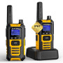 Radioddity HD-1 Talkie-Walkie IP67 étanche, Ensemble PMR Radios Robustes Longue portée, résistant à la poussière et aux Chocs, A