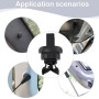 4 Pièces Plage Arriere Clips de Fixation Voiture, Clips de Fixation pour Étagère Arrière 7705099001 8200675047 Compatible pour R