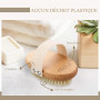Brosse à sec pour le corps, Brosse exfoliante physique, Brosse masseuse pour le drainage lymphatique, Brosses anti-cellulite, Bo