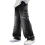 Happy Cherry Baggy Jeans pour Garçons Pantalons Large en Denim Garçon Hip Hop Y2K Streetwear Enfants Décontracté 5-16 Ans