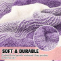 PHOGARY 6 Gants de Toilette en Microfibre, Serviette Visage Skincare pour Lingette Demaquillante, Petite Serviette Main de Toile