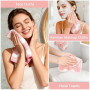 PHOGARY 6 Gants de Toilette en Microfibre, Serviette Visage Skincare pour Lingette Demaquillante, Petite Serviette Main de Toile
