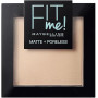 Maybelline New York - Poudre Compacte Fit Me Matte & Poreless - Peaux normales à grasses - 115 Ivoire - 9 g