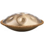 VEVOR Tambour à main, 550 mm et 10 notes, instrument à tambour handpan en ré mineur, avec maillets, support 432 Hz et sac de tra