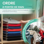 Tempo di saldi Système de Rangement Pliable pour Armoire, tiroirs, Chemises, 20 pièces