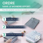 Tempo di saldi Système de Rangement Pliable pour Armoire, tiroirs, Chemises, 20 pièces
