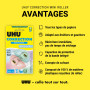UHU Rollers Correcteur - Ruban Correcteur Mini Pastel Kawaii - Rapide Propre Et Précis - Avec Capuchon Protecteur - Fournitures 