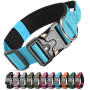 Ledeak Collier de Chien Tactique, Militaire Collier Réglable Nylon Chien avec Poignée, Colliers pour Chiens Rembourré avec Boucl