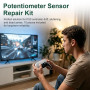 10 Pièces Potentiomètre de Module Analogique 2.3K Ohm pour Manette PS5 DualSense, Capteur de Joystick 3D de Remplacement avec Ki