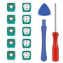 10 Pièces Potentiomètre de Module Analogique 2.3K Ohm pour Manette PS5 DualSense, Capteur de Joystick 3D de Remplacement avec Ki