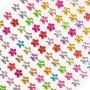 Baker Ross Mini Strass Fleurs Autocollantes (Lot de 308) - Matériel Créatif pour Enfants et Adultes - Version Anglaise