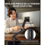 HUANUO Support Ecran PC pour écrans 13–32", Bras écran PC MechaSpring (Inclinaison/pivotement/Rotation), FlowLift Pro Montage VE