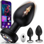 Plug Anal 3 Pièces Sex Toys pour Couple Ensemble, Plugs Anals avec Vibrations Multiples par IA Plug Anale Gode Anal Plug Femme D