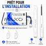 Batterie Li-ION Haute Performance 9500mWh 2600mAh pour contrôleur PS5, 66% d'endurance en Plus (capacité), réglage du contrôleur