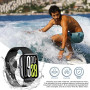 Xisair 3 Pièces Bracelets Compatible avec Xiaomi Redmi Watch 6/5 / 4 & Xiaomi Smart Band 10 Pro / 9 Pro / 8 Pro Bracelet en Sili