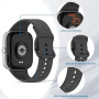 Xisair 3 Pièces Bracelets Compatible avec Xiaomi Redmi Watch 6/5 / 4 & Xiaomi Smart Band 10 Pro / 9 Pro / 8 Pro Bracelet en Sili