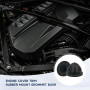 4 Pièces Silentblocs en Caoutchouc pour Cache-Moteur BMW - Résistants aux Hautes Températures, Compatibles avec les Séries 1/2/3