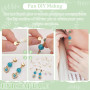 UNICRAFTALE Environ 500 Pcs Boucles d'Oreilles en Or avec écrous d'oreille en Plastique 304 Boucles d'Oreilles en Métal Hypoalle
