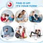 Diboniur Minuteur Visuel Enfant Rechargeable, 60 Minutes Timer Compte à Rebours Silencieux, Timer Enfant Apprentissage, Outil de