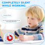 Diboniur Minuteur Visuel Enfant Rechargeable, 60 Minutes Timer Compte à Rebours Silencieux, Timer Enfant Apprentissage, Outil de