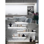 Cefrank Éclairage LED sous l'armoire, 8 pcs, 30 cm, V-Shape, 16 Watts, 1600 Lumens, Blanc Pur (6000K), Design Élégant, Illuminat
