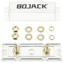 BOJACK Lot de 2 Porte-fusibles ANL à Coque Transparente 80A et 2 Fusibles ANL 80A 32 VCC pour Système Audio et Vidéo