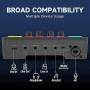 FIFINE Gaming Audio Mixer PC, Table de Mixage avec Carte Son pour Micro XLR, Mélangeur Audio Contrôleur pour Streaming Podcast E