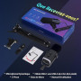FIFINE USB/XLR Streaming Micro Gaming pour PC PS4 PS5, RGB Cardioïde Dynamique Microphone avec Support, pour Mixer Cartes Son, p