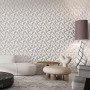 Art3d Lot de 20 panneaux muraux décoratifs 3D en PVC, 1,8 m², décoration murale intérieure en PVC, 30 x 30 cm,Blanc