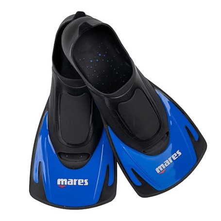 Mares Hermes – Palmes Courtes polyvalentes Unisexe pour Natation et plongée, Palmes Natation Piscine Confortables et légères ave