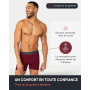 FM London Lot de 7 Boxers, Boxer pour Homme, Caleçon pour Homme sans Étiquette, Riche en Coton, Respirant, Doux et Extensible