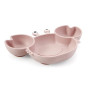 PandaEar Ensemble d'Alimentation Bébé en Silicone | Assiette Divisée avec Ventouse en Forme de Crabe et Tasse, Cuillères & Fourc