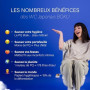 Boku Pulvérisateur Bidet Non Électrique avec Double Buses Rétractables Autonettoyantes - Nettoyage Avant et Arrière - Bouton Pou