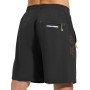 CIMIC Shorts de Sport pour Hommes avec Poche Zippée Respirant et à Séchage Rapide Running Fitness Tennis