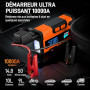 JDMCAR Booster Batterie Voiture ???????????????????????? - ????????.???????? Démarreur Batterie Voiture (jusqu'à10,0L Gaz/9,0L D